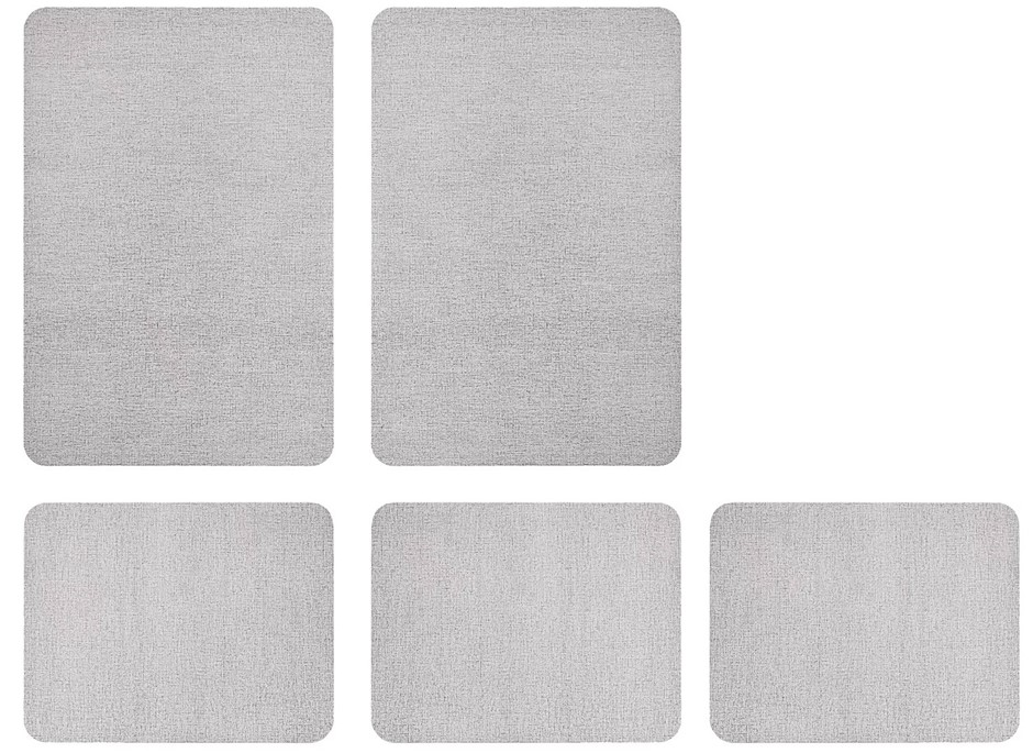 CREATIVE Home Ideas Multi-Purpose Kitchen Mat Large And Small Pack 5 Piece