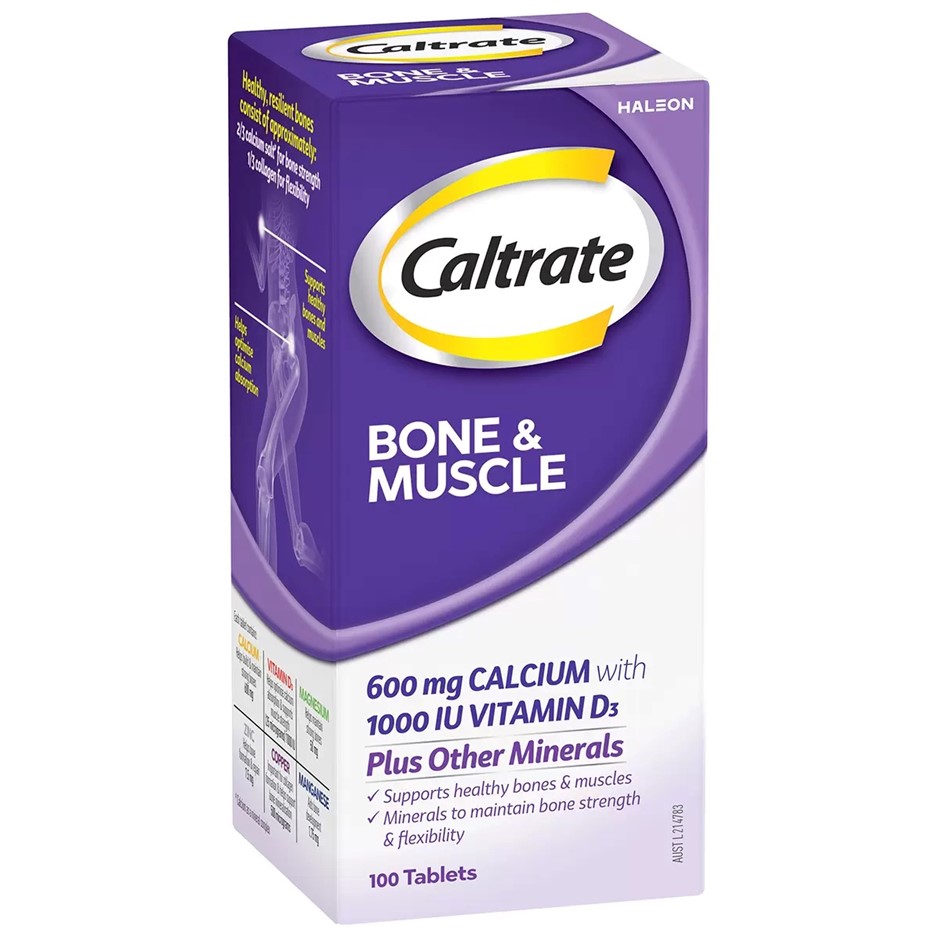 2 x CALTRATE Bone & Muscle, 100 Tablets. Buyers Note - Discount Freight Ra