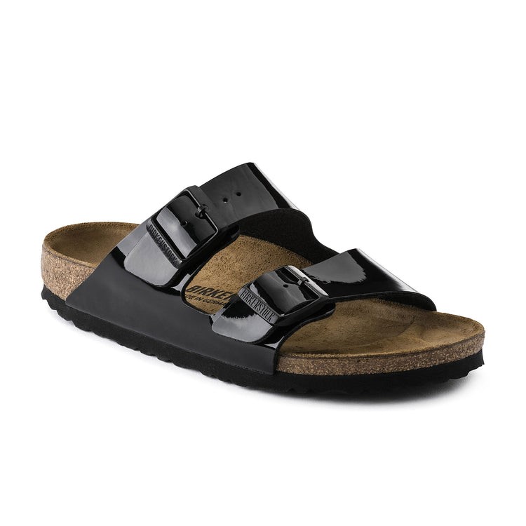 BIRKENSTOCK Arizona BS Sandals, Size 42, Black Patent. Buyers Note - Disco