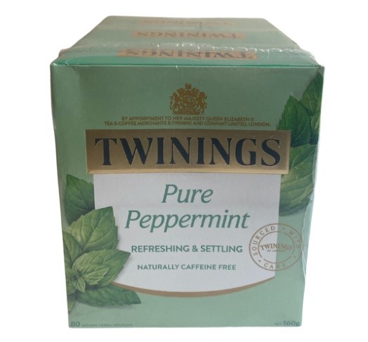 TWININGS Peppermint Tea 240 Bags. NB: 1 box has damage.