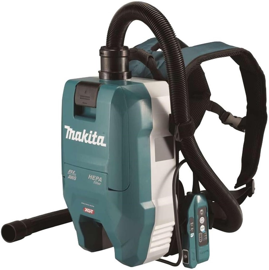 MAKITA VC009GZ01 40V Max Brushless Backpack Vacuum Cleaner with AWS, 2 Litr