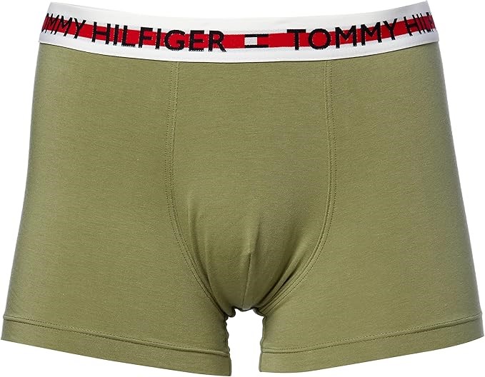 Tommy Hilfiger Men's NAT Tec Tdye Trunk, Clean Green, X-Large