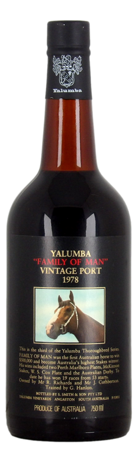 Yalumba Family of Man Vintage Port 1978 (1x 750mL), SA
