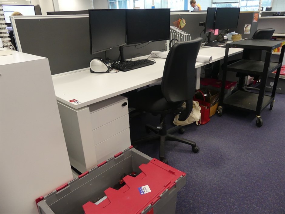 Office 4 Station Work Centre (Double Sided)