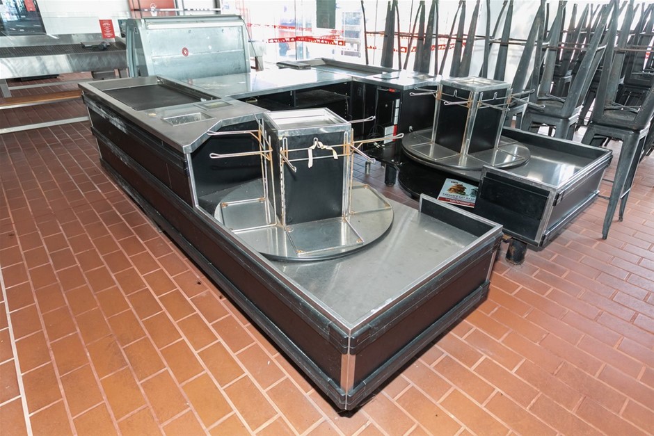 Cold Storage Solutions BLF-2080 Dual Sided Point Of Sale Counter