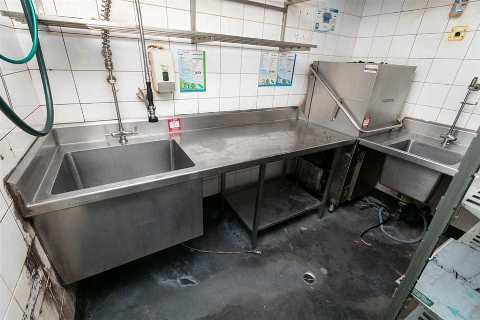 Eswood ES 50 Pass Through Dishwasher And Bench Combination