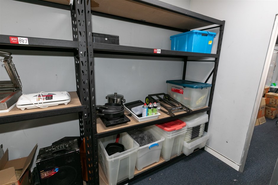 Store Shelving And Contents