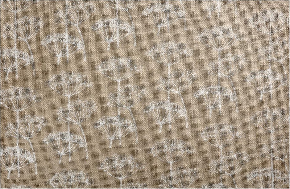6 x MAXWELL & WILLIAMS Table Accents Burlap Placemat 45x30cm White