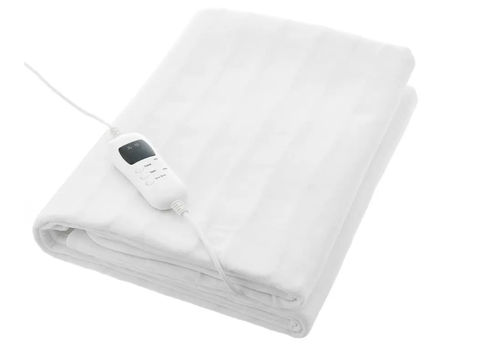 OVELA Fully Fitted Electric Blanket (Single) - OVELBLFFSDA. NB: Damaged box