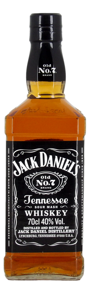 Jack Daniels Tennessee Whisky Old No.7 Brand (1x 700mL), USA.