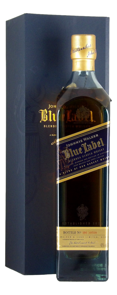 Johnnie Walker Blue Label Blended Scotch Whisky (1x 700mL), Scotland.
