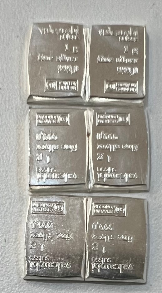 Valcumbi Silver bar 1 gram x 6