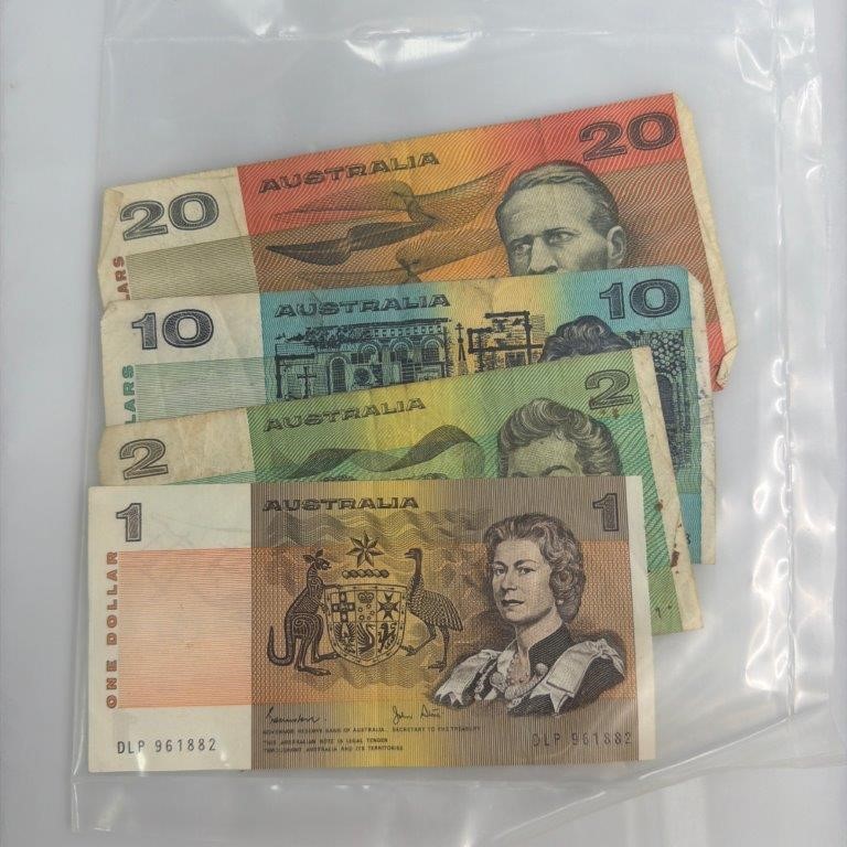 4 x Australian Bank-Notes