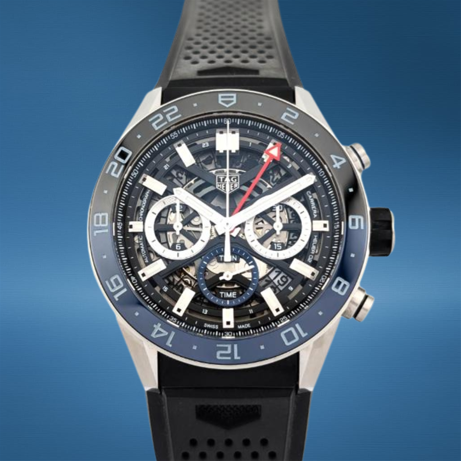 Tag Heuer CBG2A1Z Carrera Heuer 02 GMT Chronograph 45mm 2022 BxP
