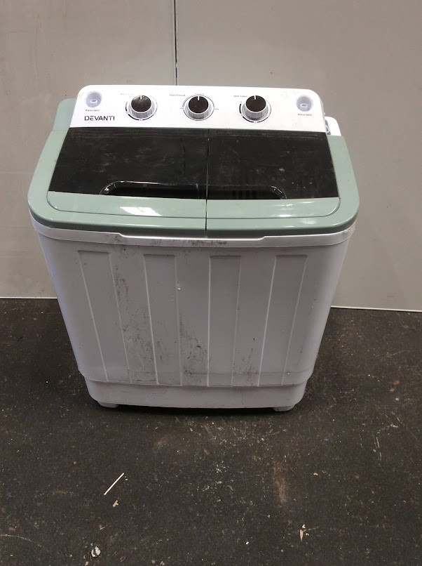 Devanti PWM-T-98-WH Portable Washing Machine