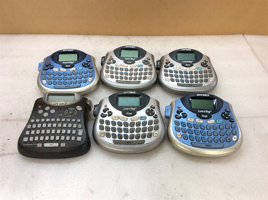 DYMO LetraTag Mix Model Label Maker Printers (Lot Of 6)