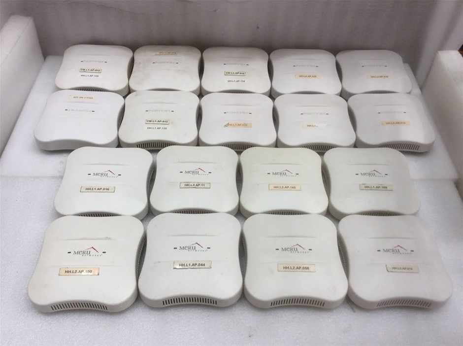 Meru Networks AP1020i Dual Radio Access Point + Fortinet AP1020i(Lot of 18)