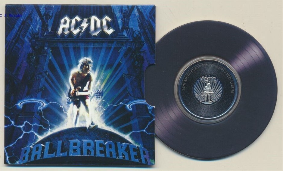 Australia: 2020 20c AC/DC - Ballbreaker UNC Royal AUMint