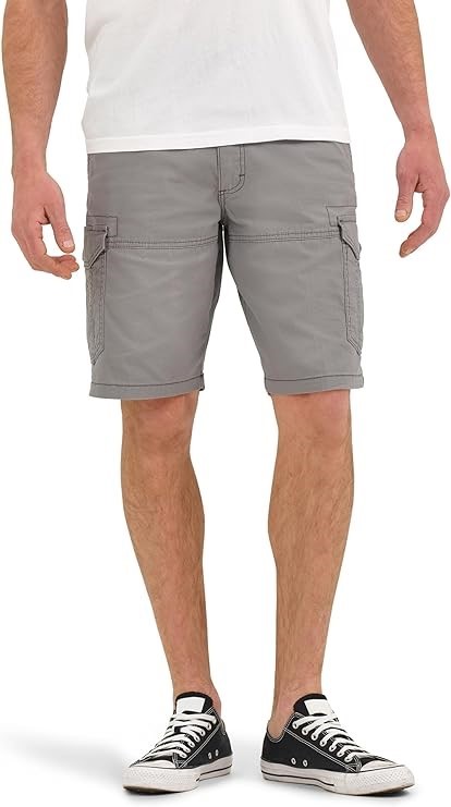 LEE Extreme Motion Cargo Shorts, Size 29, Silver, 102186105. Buyers Note -