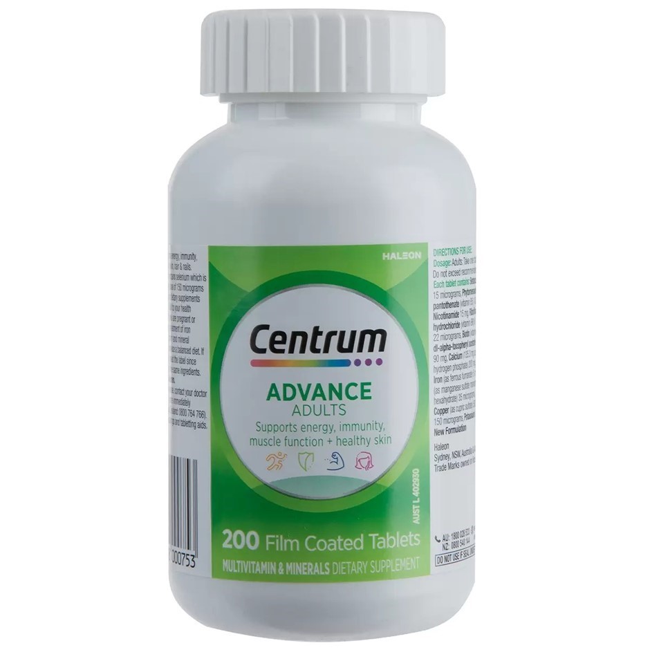 CENTRUM Advance For Adults, 200 Tablets. Buyers Note - Discount Freight Ra