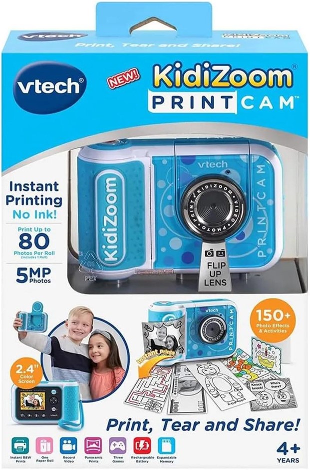 VTECH Kidizoom PrintCam Educational Digital Printing Camera, Model No.: 549