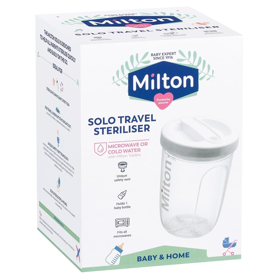 MILTON Solo Steriliser.