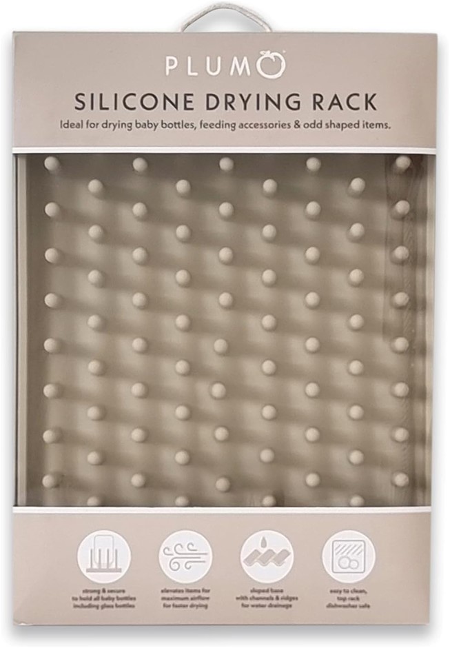 PLUM Hedgehog Silicone Drying Rack - Sand. NB: Damaged box