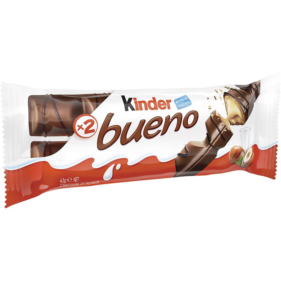 28 x KINDER Bueno Chocolate Bars, 43g.