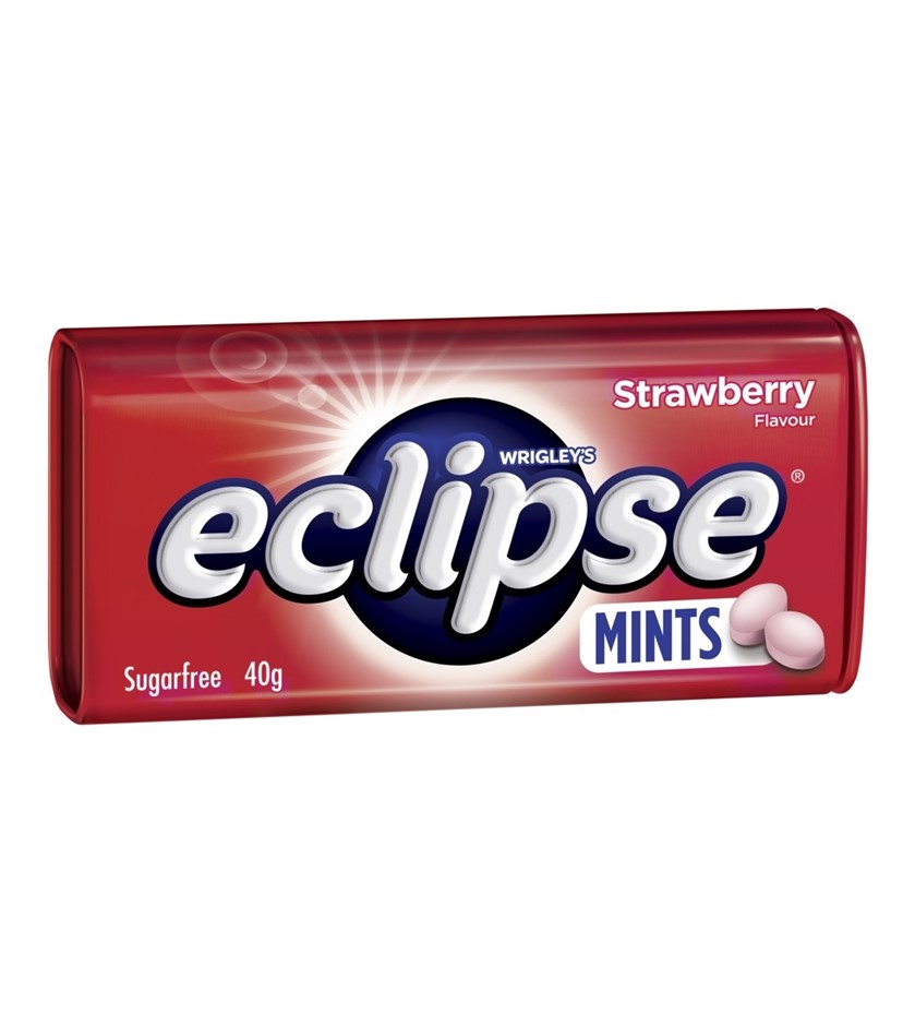 20 x WRIGLEY'S Eclipse Mints Strawberry Flavour, 40g.