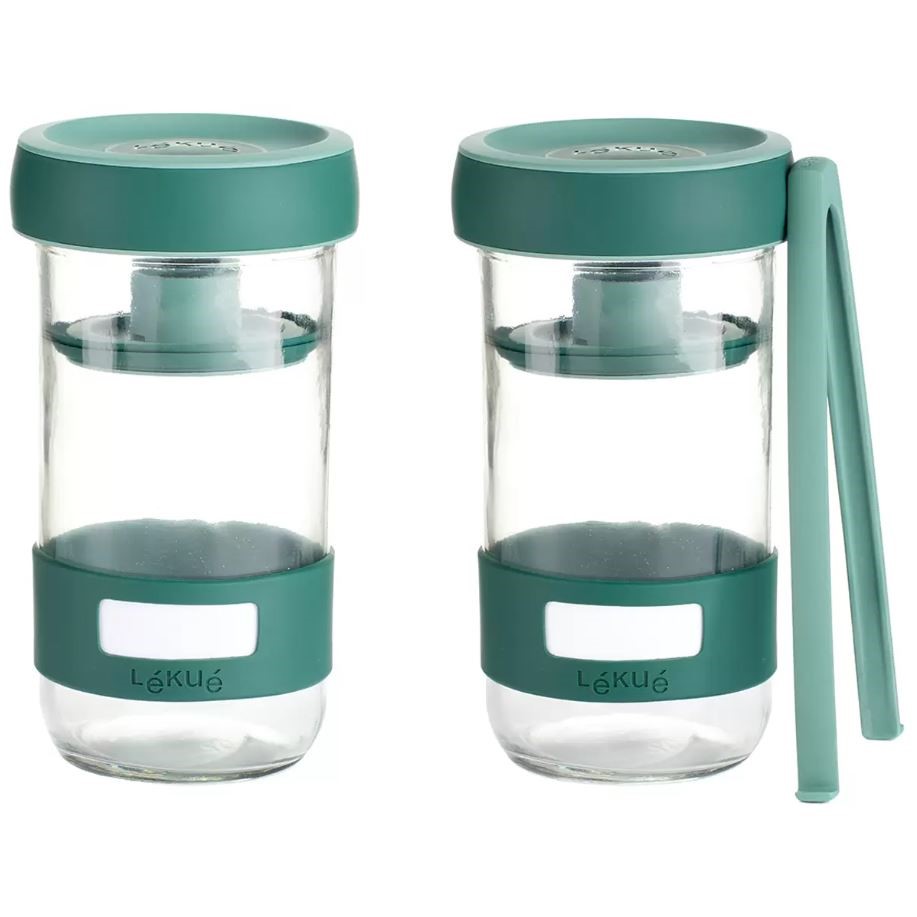 LEKUE Pickeling Container Kit 2-Piece Set, 700ml. N.B: Not in original pack