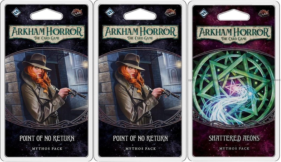 Arkham Horror LCG Mythos Packs: 2 x Point of No Return (AHC42) & Shattered