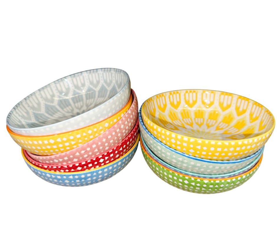 SIGNATURE Housewares 9 Piece Snack Bowl Set