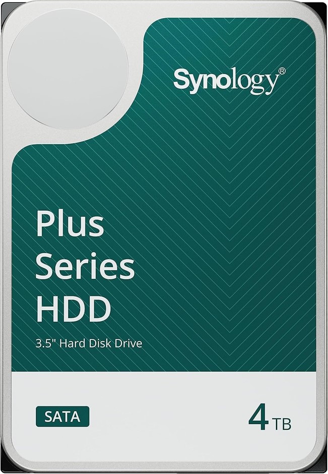 SYNOLOGY Plus Series HDD 4TB, Internal 3.5" SATA, 5400RPM. NB: Not In Origi