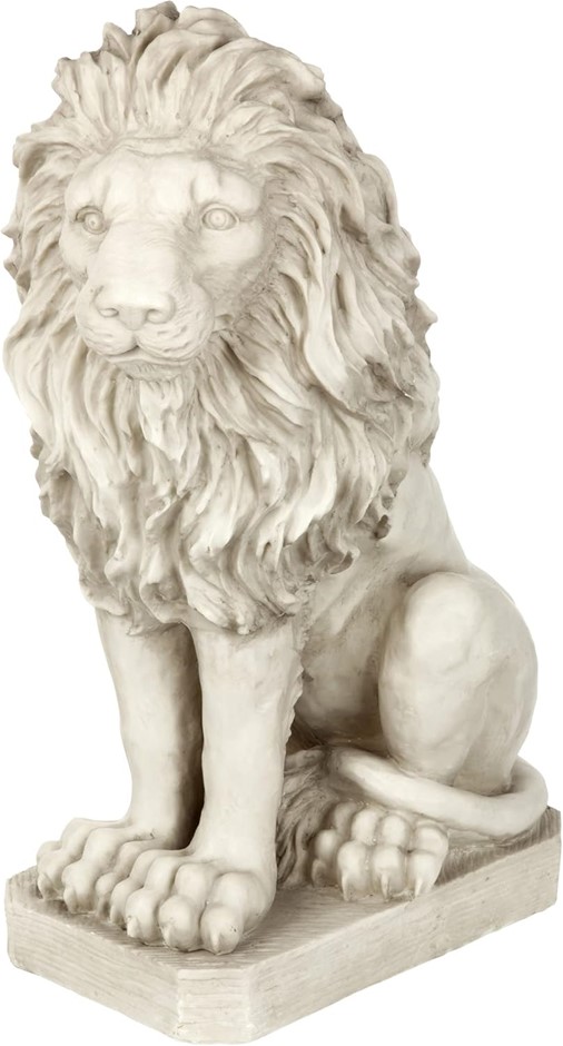 Design Toscano SH4210 Mansfield Manor Lion Sentinel Statue