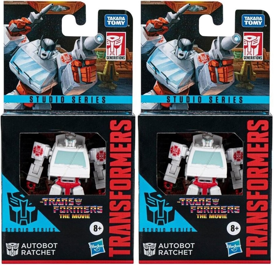 2 x TRANSFORMERS Studio Series 86 Core Class Autobot Ratchet Action Figure