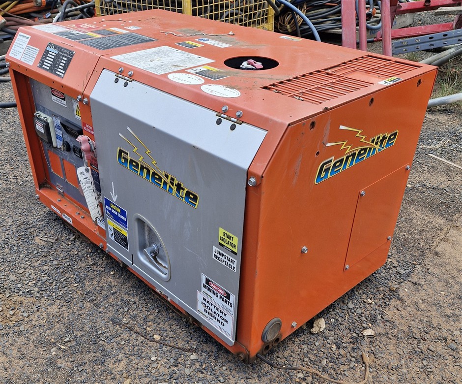 2014 Kubota GL6000 Generator - Diesel - 6.0kva - Moranbah