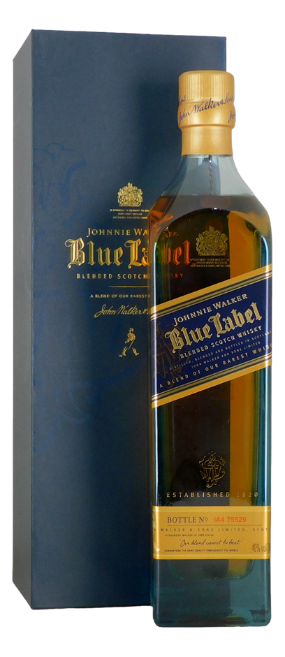 Johnnie Walker Blue Label (1x 750mL), Scotland.