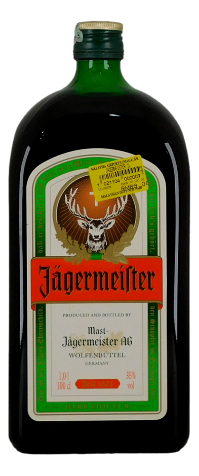 Jagermeister (1x 1L), Germany.