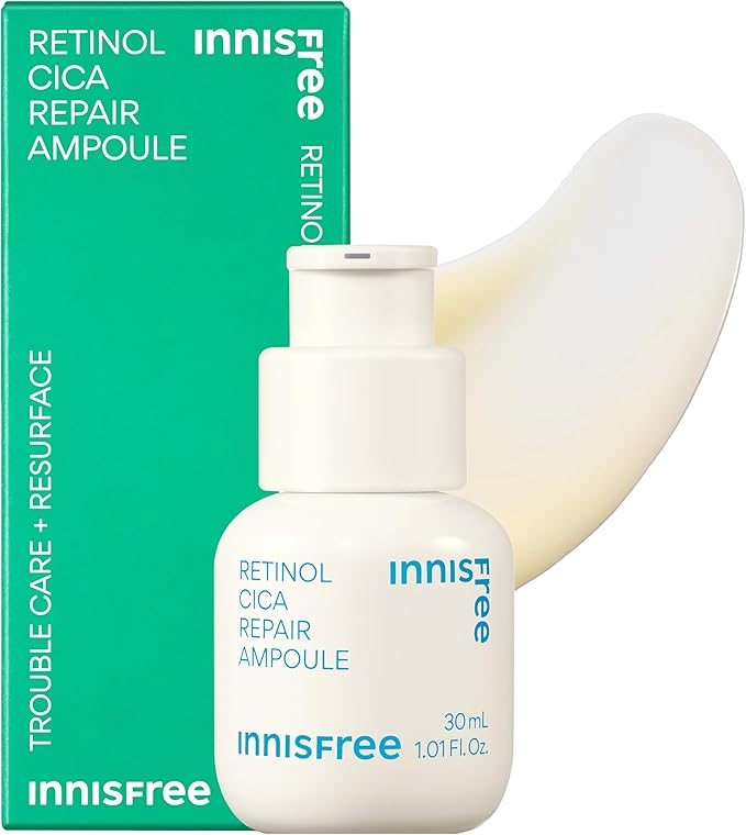 2 x INNISFREE Retinol Cica Repair Ampoule | Trouble Care + Resurface | Mois