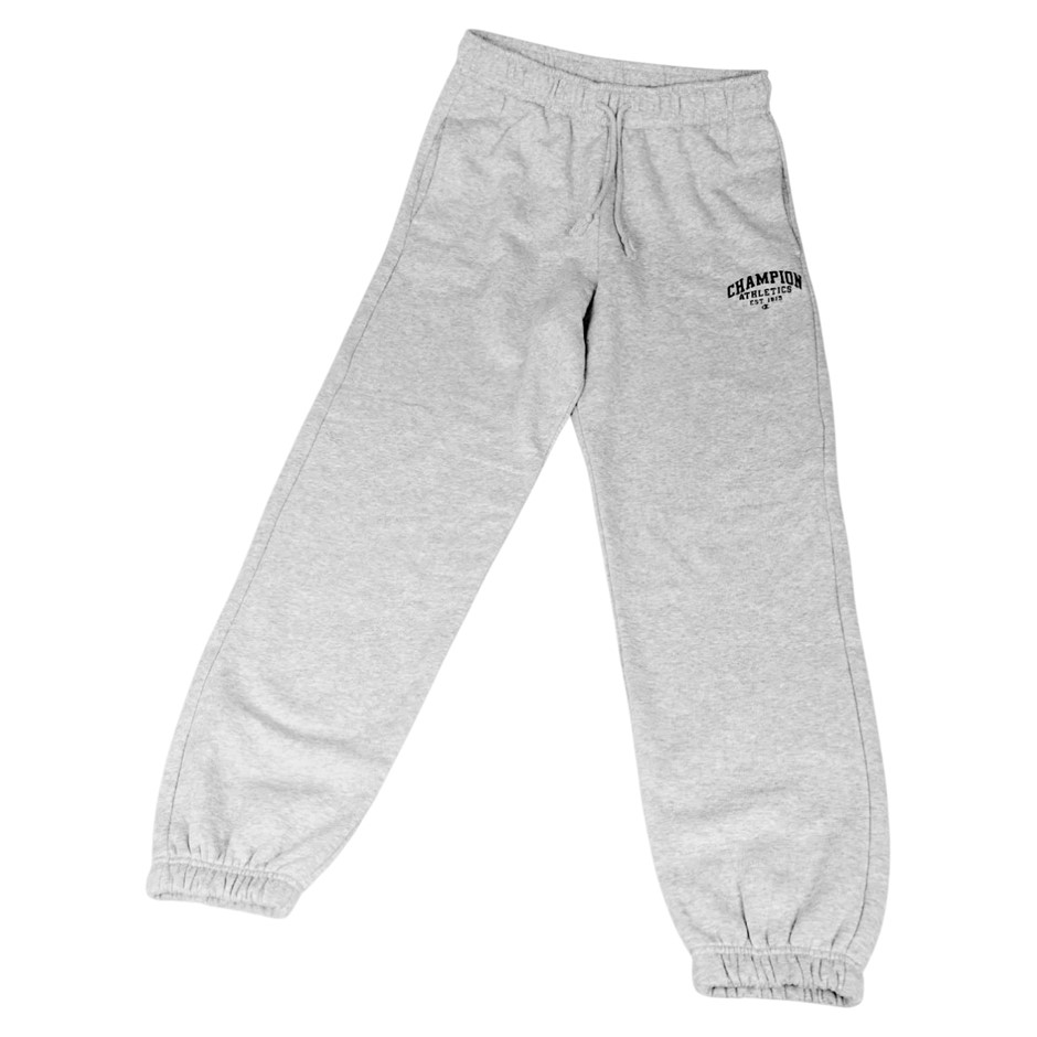 CHAMPION Women's High Waist Jogger, Size XL, Cotton, Grey/OxfordHeather (A3