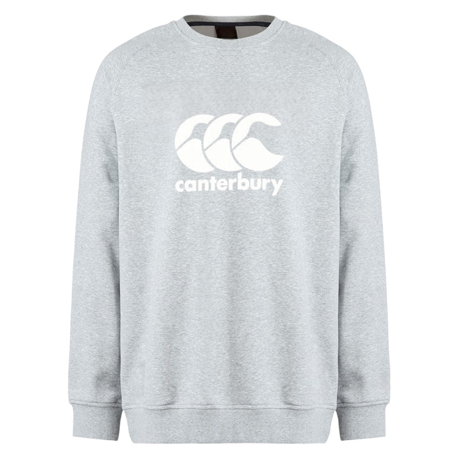 CANTERBURY Men's CCC Fleece Crew Sweater, Size 2XL, 55% Cotton, 922 Classic