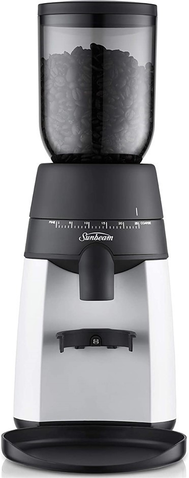SUNBEAM EM0440 Grindfresh Conical Burr Coffe Grinder, 25 Grind Settings.
