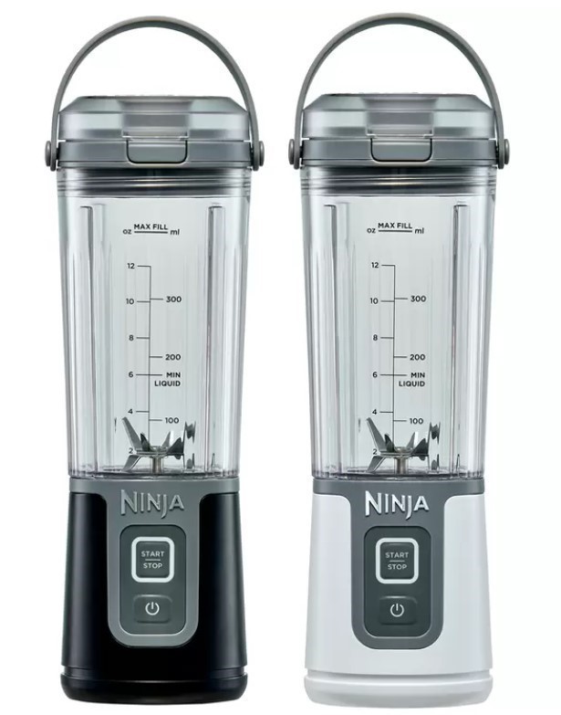 NINJA BLAST Portable Blender 2 Pack BC105CO. Black and White.