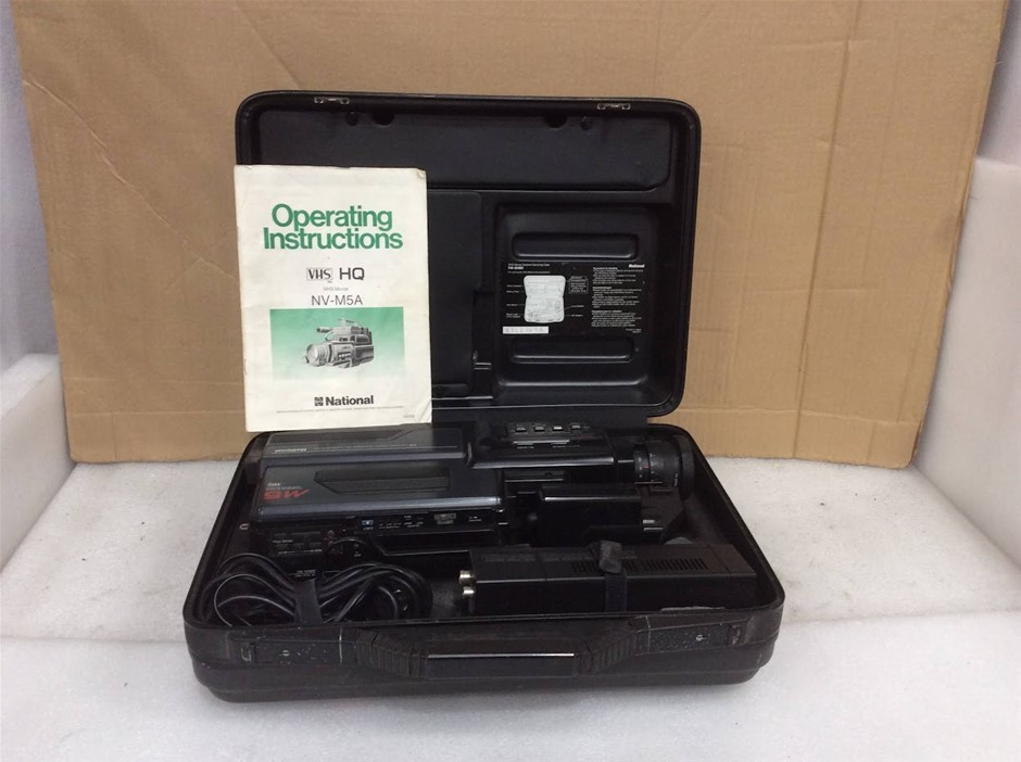 National NV-M5A VHS Movie Camera