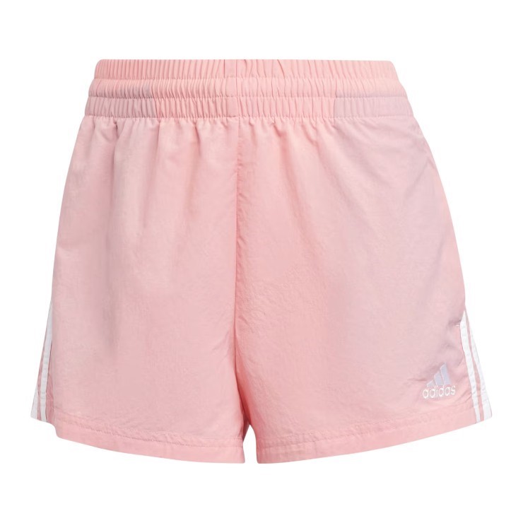 ADIDAS Women's 3S Woven Shorts, Size AU L, Semi Pink Spark, IY4263. Buyers