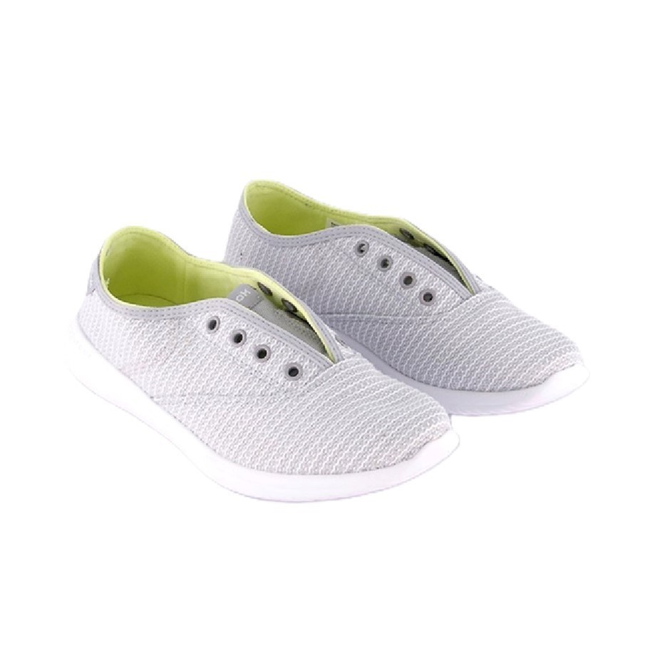 REEBOK Women's Recursion Walking Shoes, US8/EU38.5, Cold Grey/ White/ Lemon