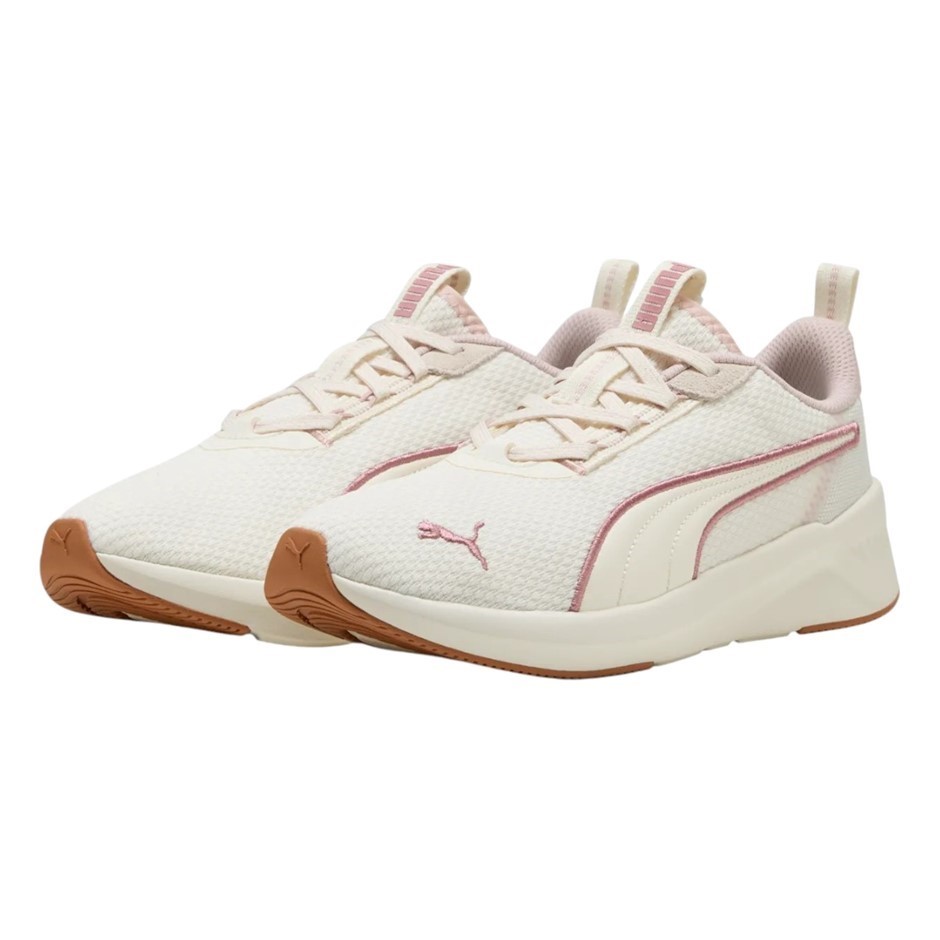 PUMA Women's Softride Harli Shoes, Size US8.5, Warm White/Mauve Mist/Pink (