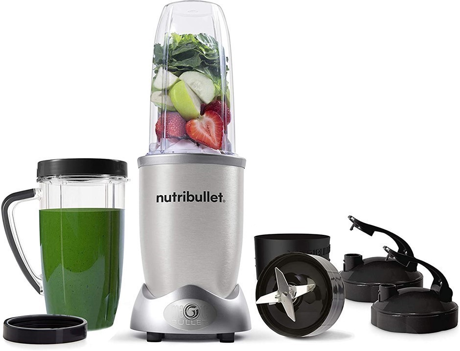 NUTRIBULLET Blender 10 Piece Set, 1200W Series, Colour: Silver, N12-1007.
