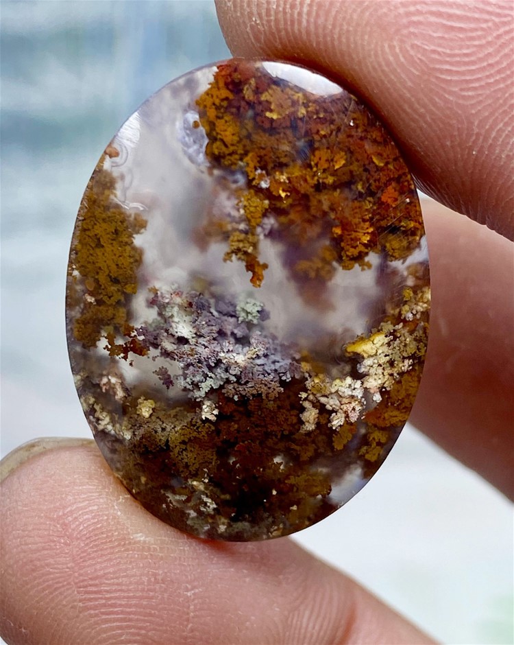 28.55 CT Spectacular Natural Moss Agate