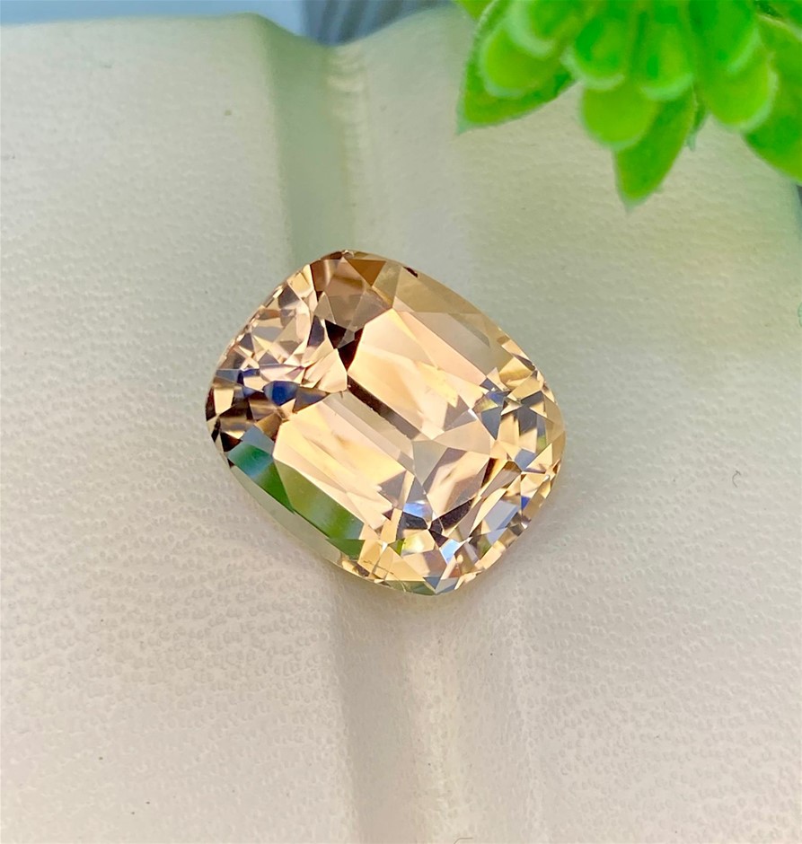 15.45 CT Natural Imperial Rose Gold Topaz